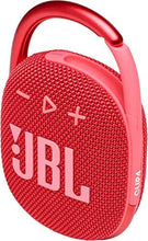 Load image into Gallery viewer, JBL Clip 4 Outdoor IPX7 Waterproof Portable Bluetooth Speaker with Hook Red
