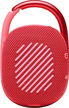 Load image into Gallery viewer, JBL Clip 4 Outdoor IPX7 Waterproof Portable Bluetooth Speaker with Hook Red
