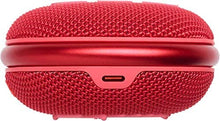 Load image into Gallery viewer, JBL Clip 4 Outdoor IPX7 Waterproof Portable Bluetooth Speaker with Hook Red
